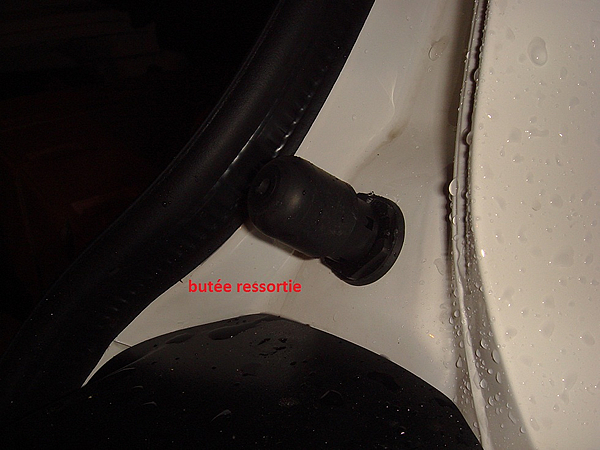 Butée ressortie
