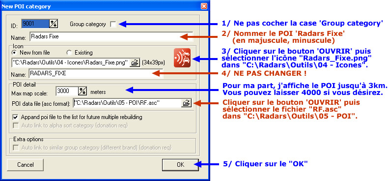 Ajout Radars Fixe 02