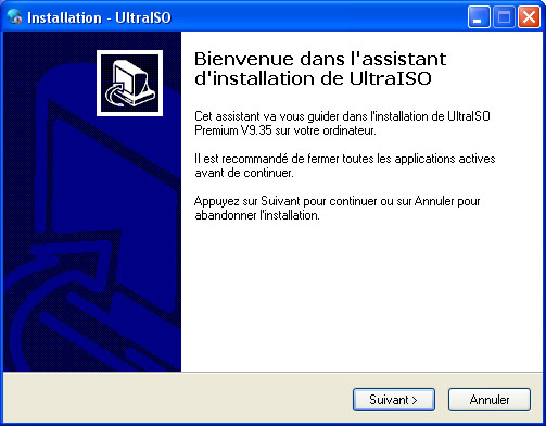 Install UltraISO